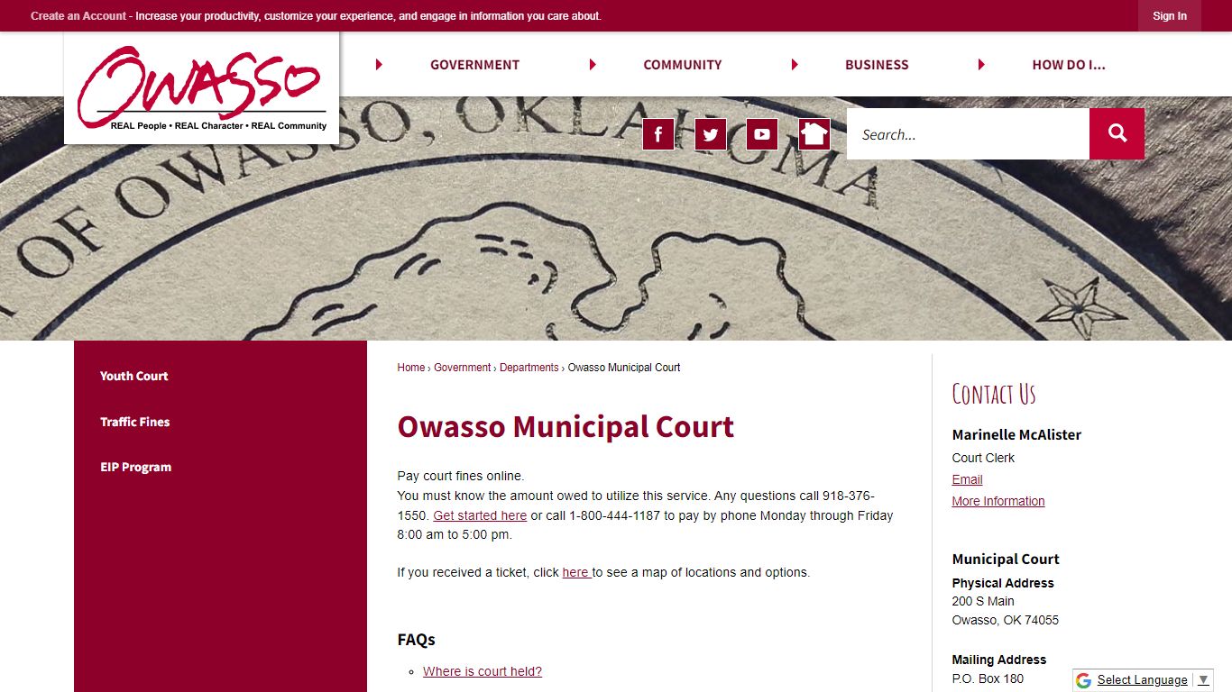 Owasso Municipal Court | Owasso, OK - Official Website